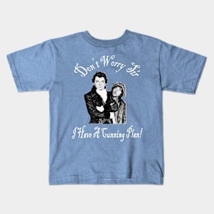 Retro Comedy - Blackadder & Baldrick - I HAVE A CUNNING PLAN! Kids T-Shirt